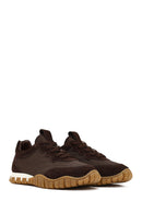 Women's Brown Lace-Up Leather Sneaker | Derimod Women's Brown Lace-Up Leather Sneaker | Derimod