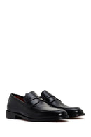 Erkek Siyah Deri Klasik Loafer | Derimod Erkek Siyah Deri Klasik Loafer | Derimod