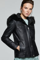 Elena Women's Black Coat | Derimod Elena Women's Black Coat | Derimod