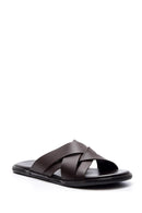 Men's Leather Slippers | Derimod Men's Leather Slippers | Derimod