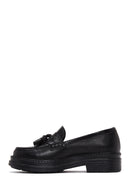 Kadın Siyah Deri Maskülen Loafer | Derimod Kadın Siyah Deri Maskülen Loafer | Derimod