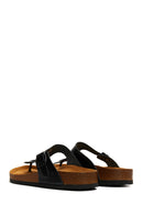 Men's Leather Flip Flops | Derimod Men's Leather Flip Flops | Derimod