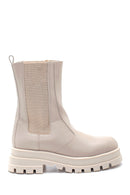 Women's Thick Sole Long Chelsea Boots | Derimod Women's Thick Sole Long Chelsea Boots | Derimod