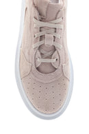 Kadın Deri Süet Yüksek Taban Sneaker | Derimod Kadın Deri Süet Yüksek Taban Sneaker | Derimod