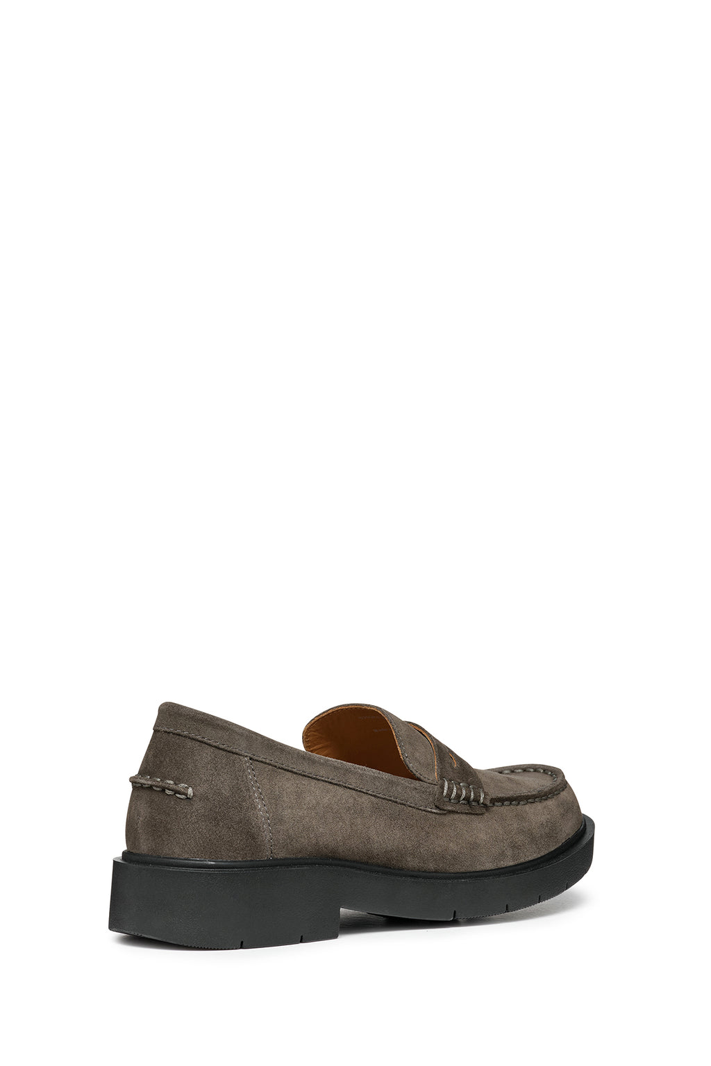 Geox Kadın Gri Spherica Ec1 Süet Deri Maskülen Loafer