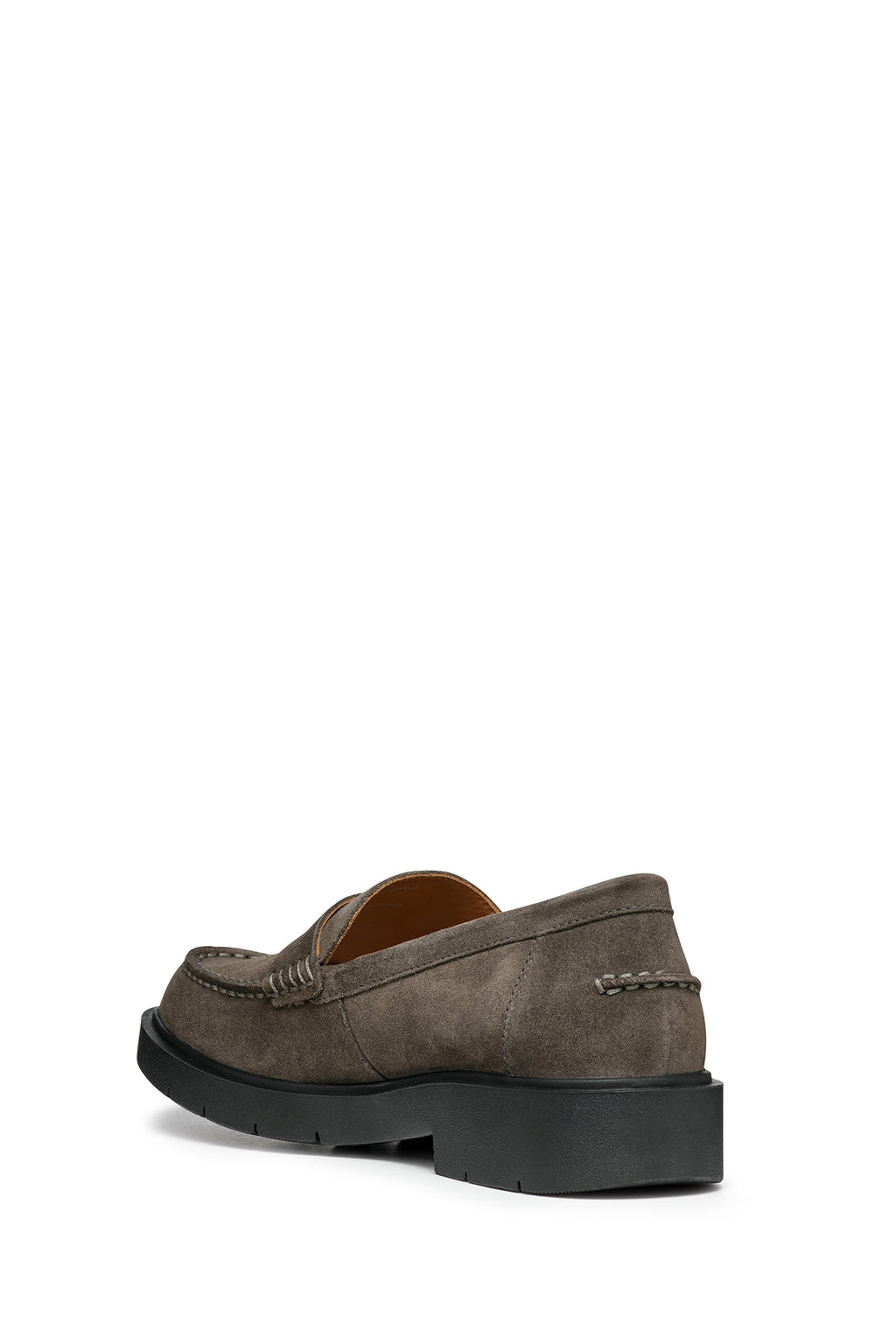 Geox Kadın Gri Spherica Ec1 Süet Deri Maskülen Loafer