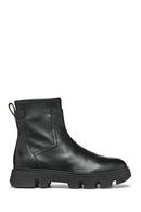 Geox Women's Black Vilde Leather Chelsea Boots | Derimod Geox Women's Black Vilde Leather Chelsea Boots | Derimod
