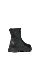 Geox Women's Black Vilde Leather Chelsea Boots | Derimod Geox Women's Black Vilde Leather Chelsea Boots | Derimod