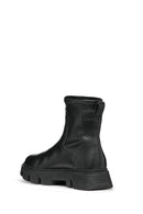 Geox Women's Black Vilde Leather Chelsea Boots | Derimod Geox Women's Black Vilde Leather Chelsea Boots | Derimod