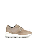 Geox Women's Mink Desya Suede Leather Thick Heeled Lace-Up Sneaker | Derimod Geox Women's Mink Desya Suede Leather Thick Heeled Lace-Up Sneaker | Derimod