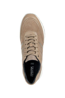 Geox Women's Mink Desya Suede Leather Thick Heeled Lace-Up Sneaker | Derimod Geox Women's Mink Desya Suede Leather Thick Heeled Lace-Up Sneaker | Derimod
