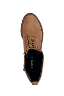 Geox Women's Brown Iridea Lace-up Suede Leather Boots | Derimod Geox Women's Brown Iridea Lace-up Suede Leather Boots | Derimod