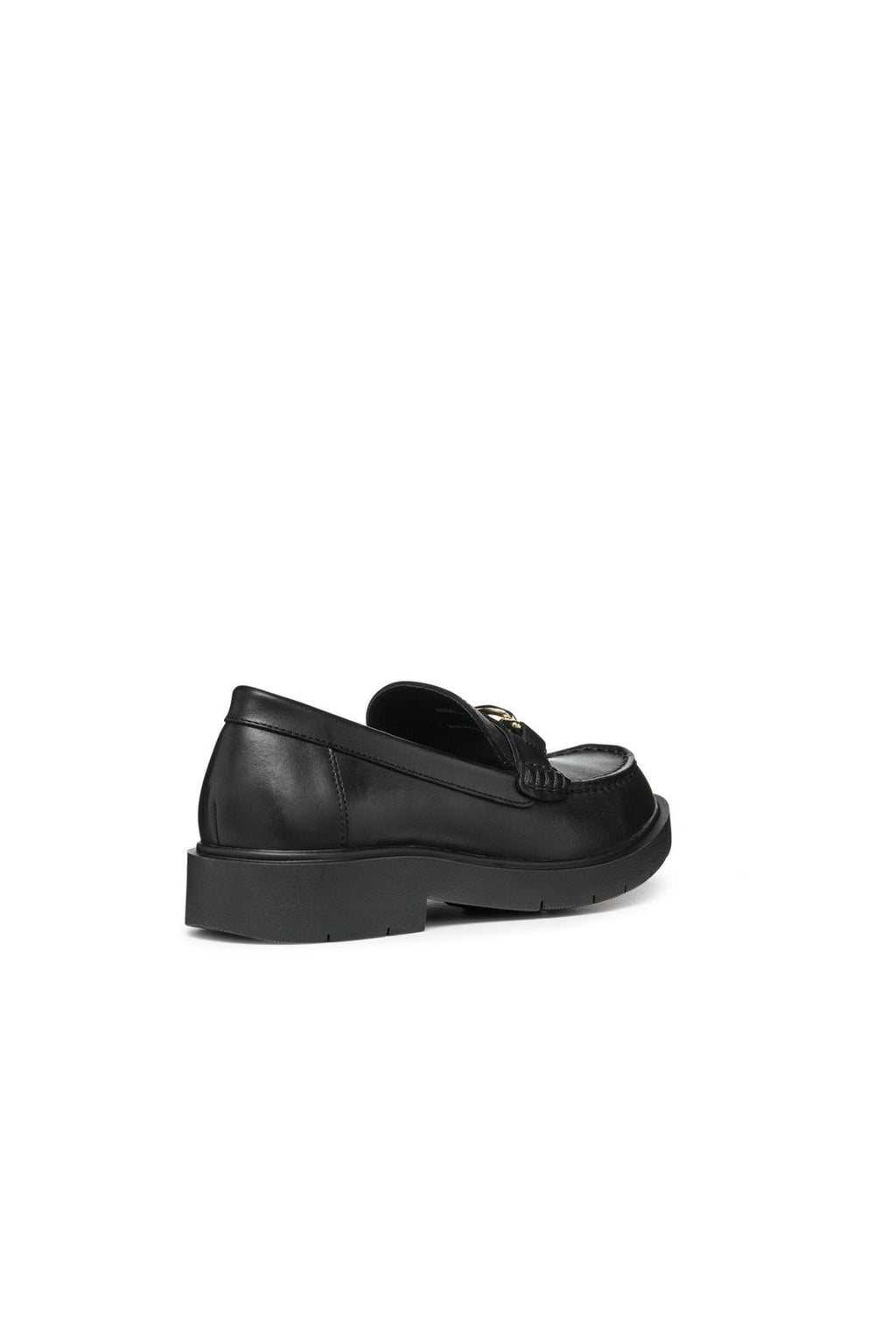 Geox Kadın Siyah Spherica EC1 C Deri Maskülen Loafer
