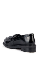 Geox Women's Black Walk Pleasure Leather Masculine Loafer | Derimod Geox Women's Black Walk Pleasure Leather Masculine Loafer | Derimod