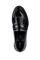 Geox Women's Black Walk Pleasure Leather Masculine Loafer | Derimod Geox Women's Black Walk Pleasure Leather Masculine Loafer | Derimod