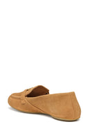 Geox Women Brown Palmaria Suede Leather Loafer | Derimod Geox Women Brown Palmaria Suede Leather Loafer | Derimod