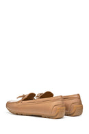 Geox Kadın Bej Deri Loafer | Derimod Geox Kadın Bej Deri Loafer | Derimod