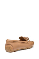 Geox Kadın Bej Deri Loafer | Derimod Geox Kadın Bej Deri Loafer | Derimod
