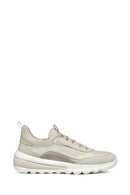 Geox Women's Beige Spherica Lace-up Fabric Sneaker | Derimod Geox Women's Beige Spherica Lace-up Fabric Sneaker | Derimod