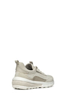 Geox Women's Beige Spherica Lace-up Fabric Sneaker | Derimod Geox Women's Beige Spherica Lace-up Fabric Sneaker | Derimod