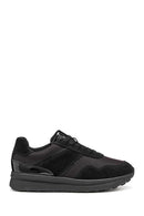 Geox Women Black D Runntıx A - Nylon+Suede Lace-Up Thick-Soled Fabric Sneaker | Derimod Geox Women Black D Runntıx A - Nylon+Suede Lace-Up Thick-Soled Fabric Sneaker | Derimod