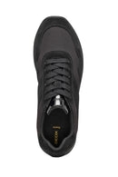 Geox Women Black D Runntıx A - Nylon+Suede Lace-Up Thick-Soled Fabric Sneaker | Derimod Geox Women Black D Runntıx A - Nylon+Suede Lace-Up Thick-Soled Fabric Sneaker | Derimod
