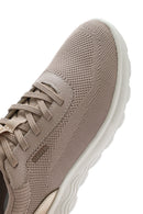 Geox Women's Beige Spherica Plus Lace-Up Thick-Sole Fabric Sneakers | Derimod Geox Women's Beige Spherica Plus Lace-Up Thick-Sole Fabric Sneakers | Derimod