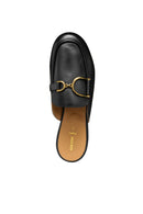 Geox Women Black Palmaria Buckled Leather Slippers | Derimod Geox Women Black Palmaria Buckled Leather Slippers | Derimod