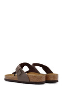 Birkenstock Men's Brown Gizeh Flip Flops | Derimod Birkenstock Men's Brown Gizeh Flip Flops | Derimod