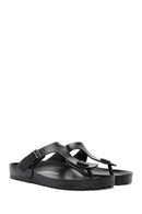 Birkenstock Men's Black Flip Flops Gizeh Eva Slippers | Derimod Birkenstock Men's Black Flip Flops Gizeh Eva Slippers | Derimod