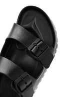 Birkenstock Erkek Siyah Çift Tokalı Arizona Eva Terlik | Derimod Birkenstock Erkek Siyah Çift Tokalı Arizona Eva Terlik | Derimod