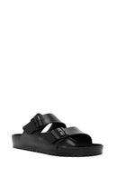 Birkenstock Erkek Siyah Çift Tokalı Arizona Eva Terlik | Derimod Birkenstock Erkek Siyah Çift Tokalı Arizona Eva Terlik | Derimod