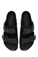 Birkenstock Erkek Siyah Çift Tokalı Arizona Eva Terlik | Derimod Birkenstock Erkek Siyah Çift Tokalı Arizona Eva Terlik | Derimod