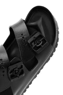 Birkenstock Erkek Siyah Çift Tokalı Arizona Eva Terlik | Derimod Birkenstock Erkek Siyah Çift Tokalı Arizona Eva Terlik | Derimod