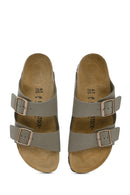 Birkenstock Erkek Gri Çift Tokalı Arizona Eva Terlik | Derimod Birkenstock Erkek Gri Çift Tokalı Arizona Eva Terlik | Derimod