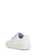 Geox Kız Çocuk Beyaz Washiba Bağcıklı Deri Sneaker | Derimod Geox Kız Çocuk Beyaz Washiba Bağcıklı Deri Sneaker | Derimod