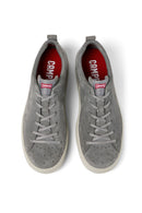 Camper Men's Gray Runner Four Leather Sneaker | Derimod Camper Men's Gray Runner Four Leather Sneaker | Derimod