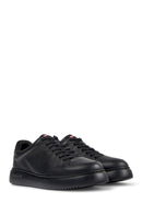 Camper Erkek Siyah Runner Deri Sneaker | Derimod Camper Erkek Siyah Runner Deri Sneaker | Derimod