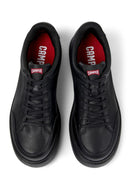 Camper Erkek Siyah Runner Deri Sneaker | Derimod Camper Erkek Siyah Runner Deri Sneaker | Derimod