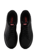 Camper Erkek Siyah Runner Deri Sneaker | Derimod Camper Erkek Siyah Runner Deri Sneaker | Derimod