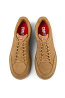 Camper Men's Brown Runner Leather Sneaker | Derimod Camper Men's Brown Runner Leather Sneaker | Derimod