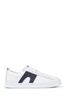 Camper Erkek Beyaz Runner Bağcıklı Deri Sneaker | Derimod Camper Erkek Beyaz Runner Bağcıklı Deri Sneaker | Derimod