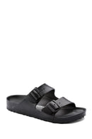 Birkenstock Kadın Siyah Çift Tokalı Arizona Eva Düz Terlik | Derimod Birkenstock Kadın Siyah Çift Tokalı Arizona Eva Düz Terlik | Derimod