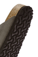 Birkenstock Kadın Kahverengi Arizona Eva Nubuk Deri Terlik | Derimod Birkenstock Kadın Kahverengi Arizona Eva Nubuk Deri Terlik | Derimod