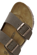 Birkenstock Kadın Kahverengi Arizona Eva Nubuk Deri Terlik | Derimod Birkenstock Kadın Kahverengi Arizona Eva Nubuk Deri Terlik | Derimod