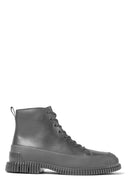 Camper Men's Black Pix Leather Boots | Derimod Camper Men's Black Pix Leather Boots | Derimod