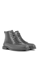 Camper Men's Black Pix Leather Boots | Derimod Camper Men's Black Pix Leather Boots | Derimod