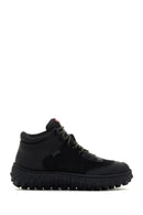Camper Erkek Siyah Ground Michelin Deri Sneaker Bot | Derimod Camper Erkek Siyah Ground Michelin Deri Sneaker Bot | Derimod
