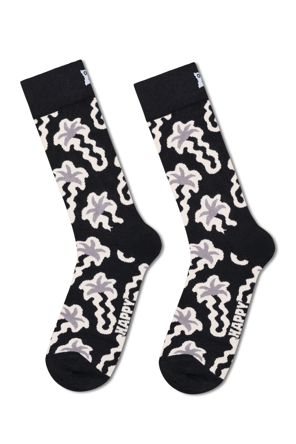 Happy Socks Erkek Siyah Desenli 3’lü Pamuklu Çorap Seti