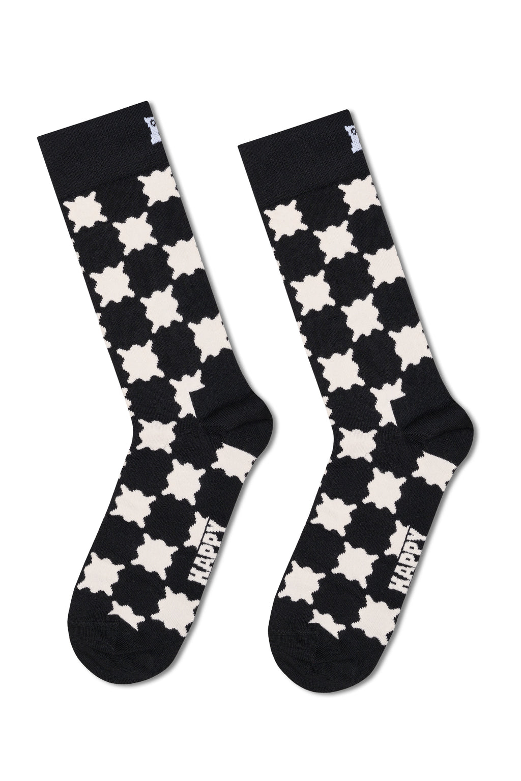 Happy Socks Erkek Siyah Desenli 3’lü Pamuklu Çorap Seti